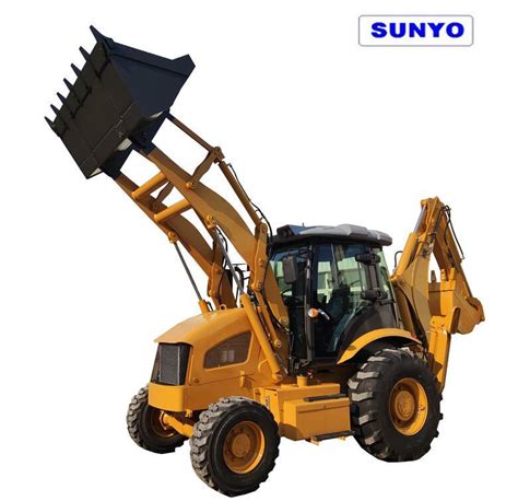 Sunyo Sy388 Model Backhoe Loader Is Excavator And Wheel Loader Best