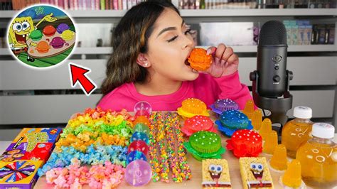 I Tried Asmr Tiktok Apple Juice Jelly Balls Pretty Patties Mukbang