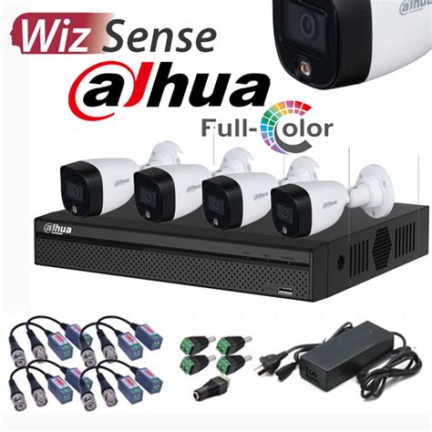 Kit Full Wiz Sense Inteligencia Artificial Color Dahua Mpx Dvr Canales