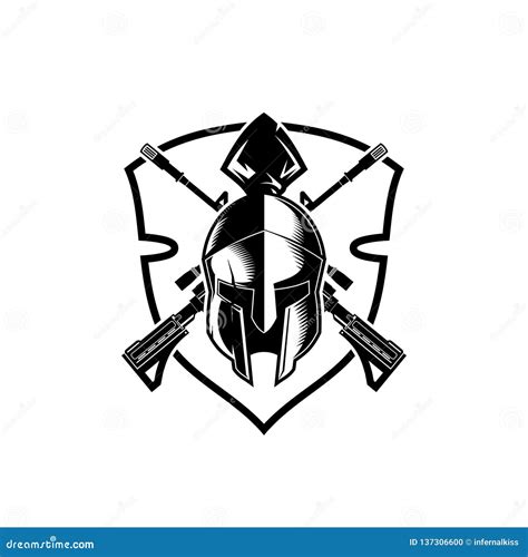 Amazing And Badass Biker Skull Head Black And White Vector Template | CartoonDealer.com #133697188