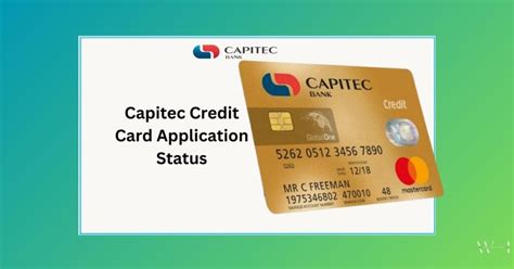 How To Track Capitec Credit Card Application Status Well Get Info