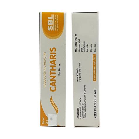 Buy Sbl Cantharis Gel Gm Online At Discounted Price Netmeds