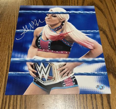 Wwe Alexa Bliss Autograph For Sale Picclick Uk