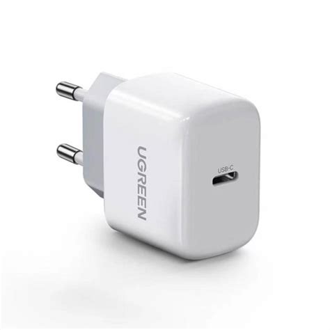 Ugreen 20W USB-C Mini PD Hizli Sarj Cihazi Beyaz | ITOPYA