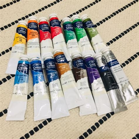 英國 Winsorandnewton 溫莎牛頓 Cotman 水彩顏料 21ml 單色 蝦皮購物