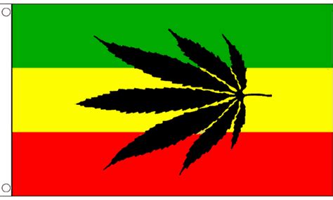 Cannabis Reggae Flag Medium MrFlag