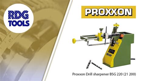 Proxxon Drill Sharperner Bsg 220 Rdg Tools 21200 Youtube