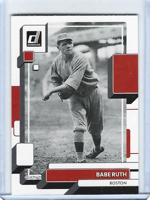 Donruss Babe Ruth Variation Card Ebay