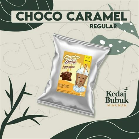 Jual Bubuk Minuman Bubble Drink Powder Rasa Choco Caramel Original