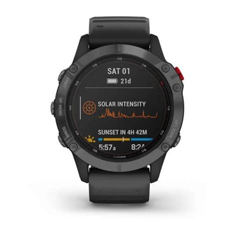 Garmin Fenix 6 Pro Solar Edition Slate Gray With Black Band 010 02410 15 Купить в Киеве