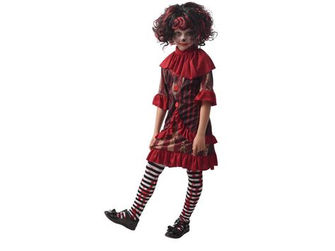 Acheter Déguisement Creepy Clown Fille Enfant Taille L Juguetilandia