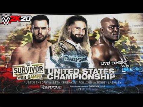 AUSTIN THEORY VS SETH FREAKIN ROLLINS VS BOBBY LASHLEY UNITED STATES