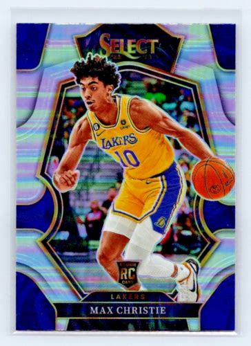 Max Christie Panini Select Rookie Premier Level Silver Prizm