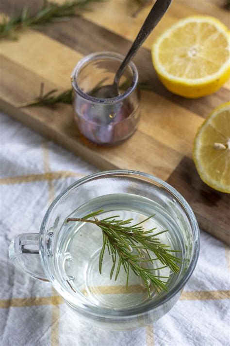 Easy Rosemary Tea Recipe - A Blossoming Life