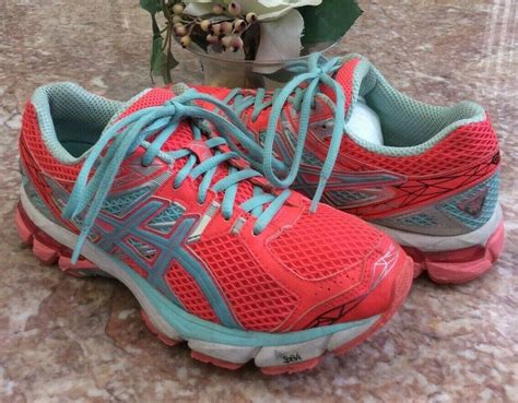 Asics Gt 1000 3 Duomax Womens Neon Pink Running Train Gem