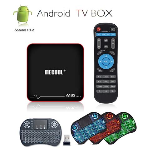 Mecool M8S PRO W Android 7 1 TV Box Set Top Box IPTV Smart TV Amlogic