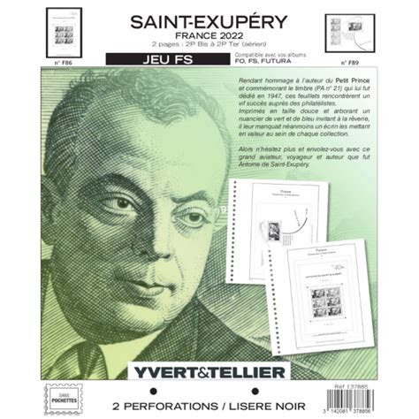 Jeu FS 2022 pour les feuilles Saint Exupéry F86 et F89 St Exupéry