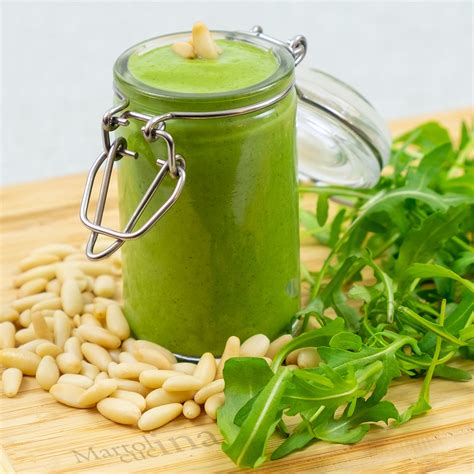 Pesto Di Rucola Salsa Con Rucola Ricetta Facile Veg