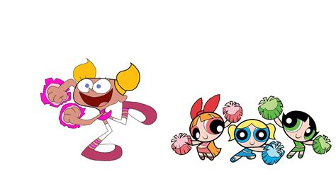 Dee Dee And The Powerpuff Girls As Cheerleaders By Princesskaylac On Deviantart