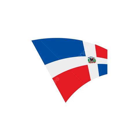 Dominicana Flagvector Ilustración Forma Mundo Dominicano Vector Png