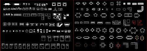 Furnitures Dwg Block For Autocad • Designs Cad