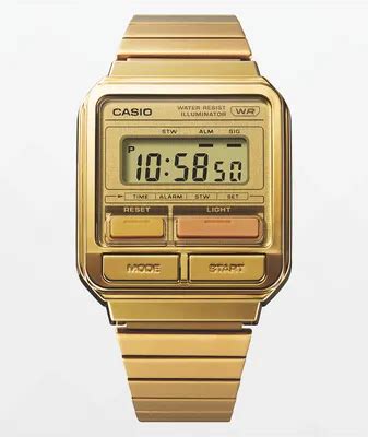 Casio Vintage Calculator Gold Watch Hamilton Place