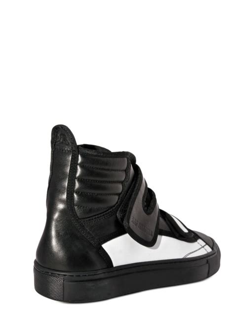 Raf Simons Velcro Straps Sneakers In Black For Men Lyst