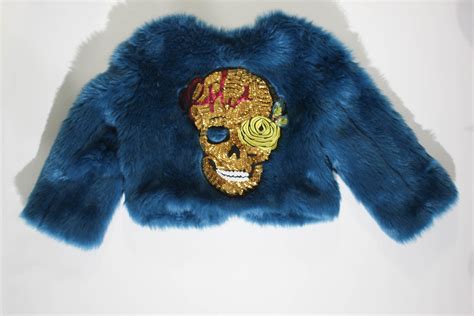 Blue Luxury Fur Coat — Tony Visions