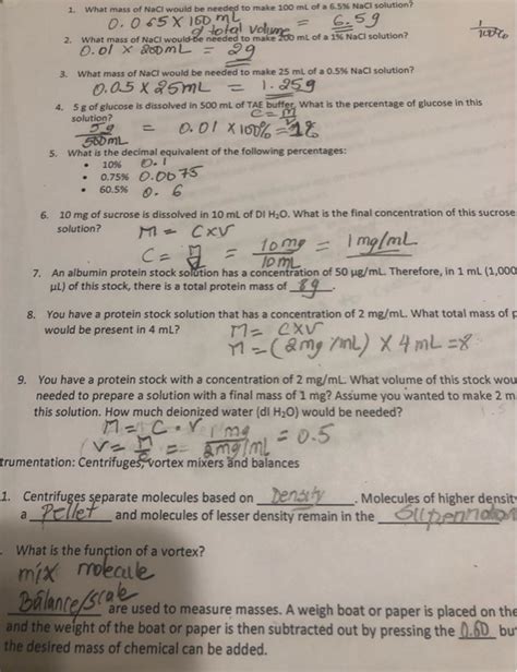 Solved More 1 What Mass Of Nacl Would Be Needed To Make 100