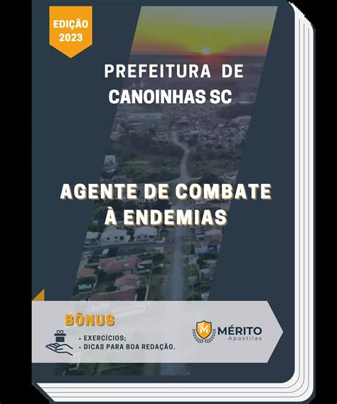 Apostila Agente De Combate à Endemias Prefeitura De Canoinhas Sc 2023