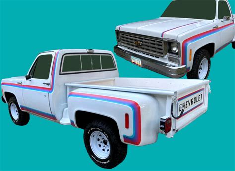 Phoenix Graphix 1977 Fits 73 87 Chevrolet Sport Truck Stepside C10