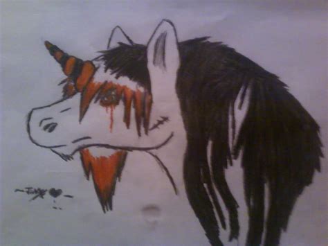 Emo unicorn by Jinx135 on DeviantArt