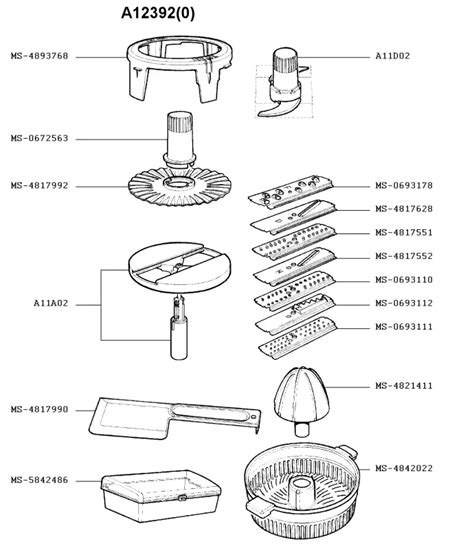 Moulinex A12392 Food Processor Instructions