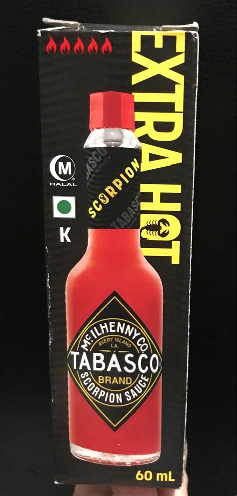 Tabasco Scorpion Extra Hot Pepper Sauce ML Lazada PH