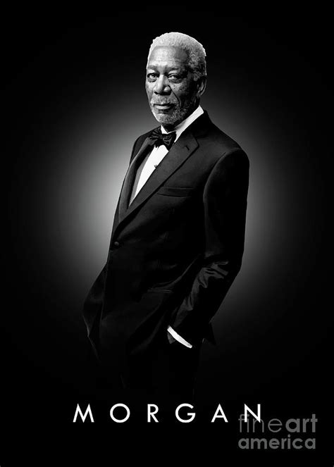 Morgan Freeman Digital Art By Bo Kev Fine Art America