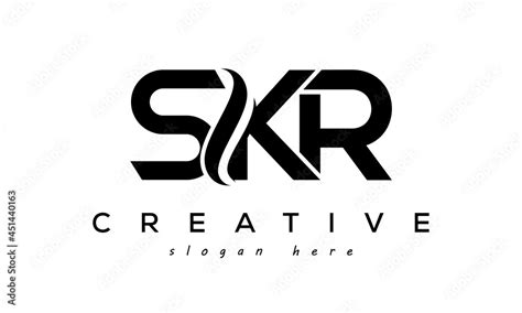 Letter Skr Creative Logo Design Vector Stock Vector Adobe Stock