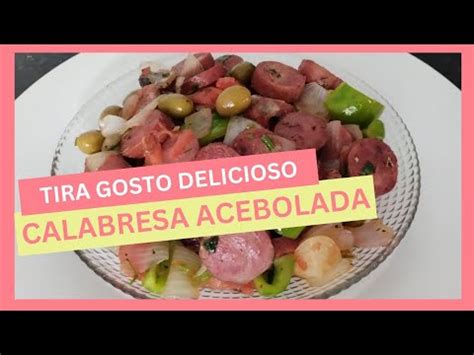 Calabresa Acebolada Tira Gosto Delicioso Petisco De Boteco M Nica