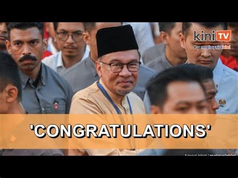 Anwar Congratulates Harapan S Candidate Over KKB Polls Victory YouTube