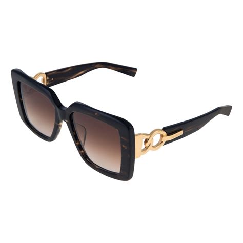 Balmain Tortoiseshell Effect Acetate La Royale Sunglasses Balmain Eyewear Avvenice