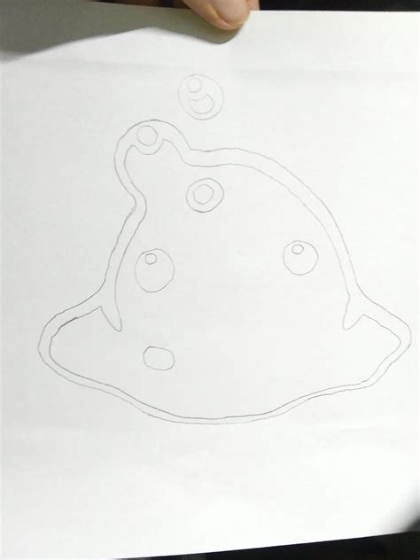 Puddle Slime Outline For A Friend To Color Rslimerancher