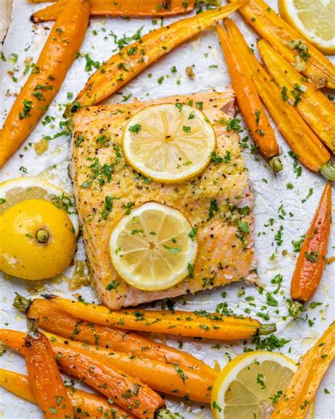 Pan Roasted Salmon And Carrots 🥕 Clean Food Crush