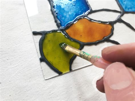 Diy Stained Glass Craft In 2024 Faux Stained Glass Stained Glass Diy Stained Glass Crafts