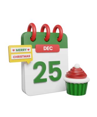 Christmas Calendar PNGs for Free Download