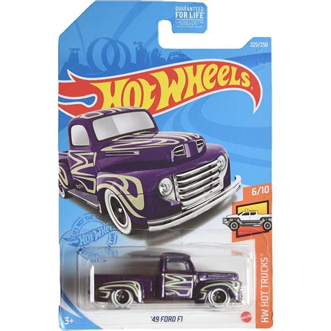 Hot Wheels Picape Ford F Roxo Mainline Cartela Longa Lacrada Shopee Brasil