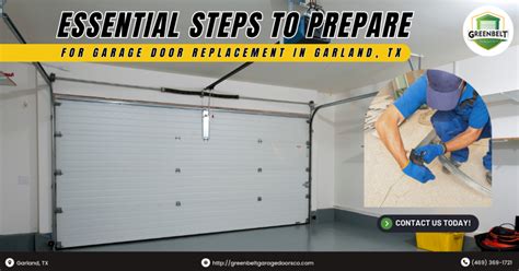 Essential Steps To Prepare For Garage Door Replacement In Garland Tx