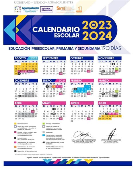 Atenci N Aguascalientes Conoce El Calendario Escolar