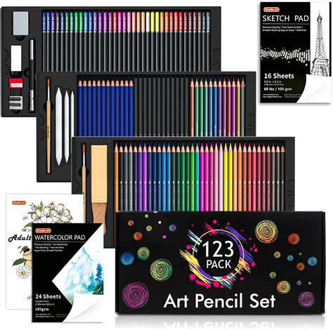 Deluxe Art Set Piece Professional Painting Sketching Drawing