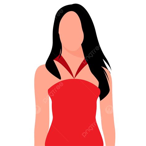 Woman Cartoon Character Vector Cartoon Woman Character PNG And