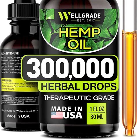 Hemp Oil 300,000 Stress & Anxiety Relief - Back & Neck Relief