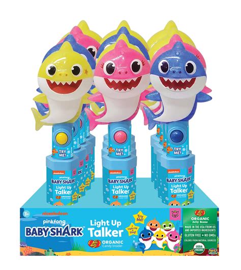 Candyrific Baby Shark Novelties Holds Jelly Belly Beans Nca